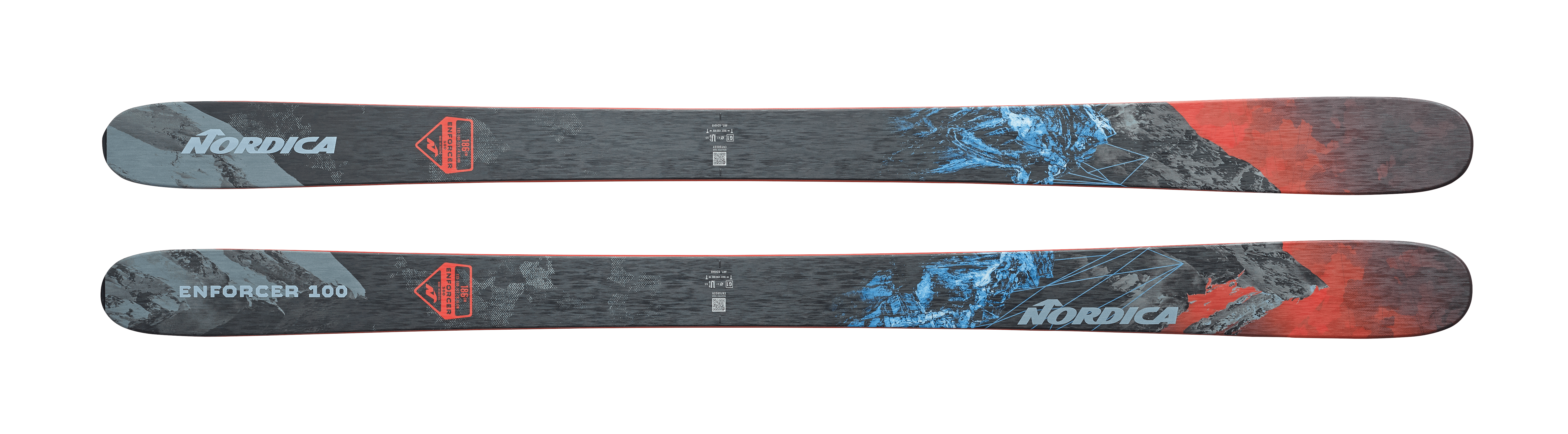Picture of the Nordica Enforcer 100 skis.
